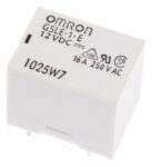 Ρελέ Ηλεκτρομαγνητικό 12VDC 16A 1 Επαφής N.C+N.O 5 PIN για PCB Omron G5LE-1-E-12