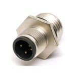 Βύσμα Σήματος M12 Αρσενικό 4 Pin για Panel Amphenol M12A-04PMMS-SH8001