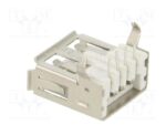 Βύσμα USB 2.0 Type A Θηλυκό Κάθετο Γωνιακό 90° για PCB Keystone 921 - Image 2