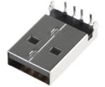 Βύσμα USB 2.0 Type A Αρσενικό Γωνιακό 90° για PCB Θωρακισμένο Molex 48037-0001