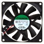 Ανεμιστήρας Slide Bearing 12VDC 80x80x15mm 37CFM 34.7dBA DP201A-HSL Sunon EE80151S1-000U-A99