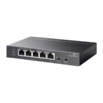 TP-Link TL-SG1005P-PD v1.0 PoE Switch 4 Εξόδων+1 PoE Είσοδο 10/100/1000Mbps έως 250m 100W Max. 158x101x25mm