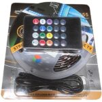 Σετ Ταινίας LED RGB 3m USB Τροφοδοσία 5VDC & Τηλεχειριστήριο RGBUSB