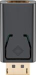 Adaptor DisplayPort v1.1 Αρσενικό προς HDMI Θηλυκό Επίχρυσο Μαύρο Goobay 51719