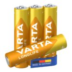 Varta Longlife Αλκαλικές Μπαταρίες AAA 1.5V 4τμχ 4103101414 - Image 2