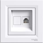 Schneider Electric Πρίζα Τηλεφώνου RJ11 Χωνευτή Asfora EPH4100121