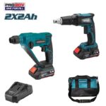 BORMANN Pro BBP9220 Σετ Κατσαβίδι Γυψοσανίδας Brushless & Πνευματικό Πιστολέτο