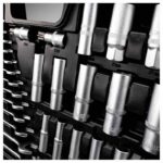 BORMANN Pro BHT5220 Σετ Καρυδάκια 1/2", 1/4" & 3/8" με Καστάνια σε Κασετίνα 215τμχ - Image 2