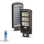 BORMANN BLF3550 Ηλιακό Φωτιστικό Δρόμου LED Ισχύος 150W 750lm IP65, Ψυχρό Λευκό 6500Κ με Ανιχνευτή Κίνησης & Τηλεχειριστήριο 500x235x80mm