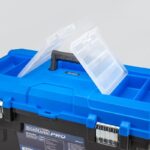 BORMANN Pro BTB3314 Εργαλειοθήκη Χειρός Πλαστική "Wolf", Μεταλλικά Κουμπώματα & Ταμπακέρα - Image 2