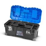 BORMANN Pro BTB3318 Εργαλειοθήκη Χειρός Πλαστική "Lion", Λαβή Αλουμινίου,Μεταλλικό Κούμπωμα 67.6x31.4x30cm - Image 3