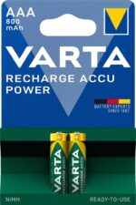 Varta Accu Power Επαναφορτιζόμενες Μπαταρίες AAA 1.2V 800mAh Ni-MΗ 2τμχ 56703101402