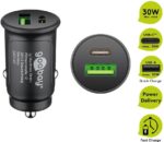 Goobay Ταχυφορτιστής Οχημάτων Διπλός  με USB-C Power Delivery & USB-A 30W Max. 55634