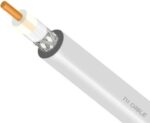 SUT Καλώδιο Ομοαξονικό 75Ω Φ6.8mm Λευκό 100m