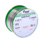 Cynel Κόλληση Χωρίς Μόλυβδο, 1mm 250gr Sn99.3Cu0.7 με Flux 3% Τήξη 227°C SN99C-1.0/0.25