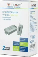 Dimmer Controller για Ταινίες LED RGB 12/24VDC 144W V-TAC 3303 - Image 3