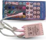 Controller για Ταινίες LED RGB+W 12/24VDC 96/192W με Τηλεχειριστήριο IR V-TAC 3326 - Image 2