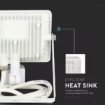 V-TAC 449 Προβολέας LED 20W με Ανιχνευτή Κίνησης 1600lm IP65 Φυσικό Λευκό 4000Κ Λευκός VT-20-S - Image 3