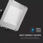 V-TAC 476 Προβολέας LED 150W 12000lm IP65 Φυσικό Λευκό 4000K Μαύρος VT-150 - Image 2