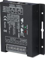 Controller για Ταινίες LED RGB+W 12/24VDC 288/576W με Τηλεχειριστήριο RF & Sync με Καλώδιο UTP V-TAC VT-2424 - Image 3