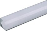 Προφίλ Αλουμινίου Γωνιακό για Ταινίες LED 200x1.58x1.58cm Ασημί V-TAC 3353