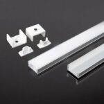 Προφίλ Αλουμινίου για Ταινίες LED 200x1.74x0.7cm Ασημί V-TAC 3355 - Image 4