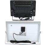 V-TAC 8573 Ηλιακός Προβολέας LED Ισχύος 25W 550lm IP65 με Τηλεχειριστήριο Φυσικό Λευκό 4000Κ Μαύρος - Image 2