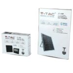 V-TAC 8573 Ηλιακός Προβολέας LED Ισχύος 25W 550lm IP65 με Τηλεχειριστήριο Φυσικό Λευκό 4000Κ Μαύρος - Image 3