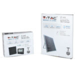 V-TAC 94008 Ηλιακός Προβολέας LED Ισχύος 40W 1050lm IP65 με Τηλεχειριστήριο Ψυχρό Λευκό 6400Κ Μαύρος - Image 3