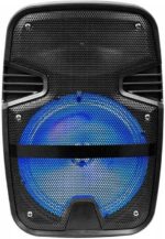 V-TAC 7735 Επαναφορτιζόμενο Ηχείο 8" 15W με Μικρόφωνο, Τηλεχειριστήριο και Φωτισμό RGB  Μαύρο - Image 5