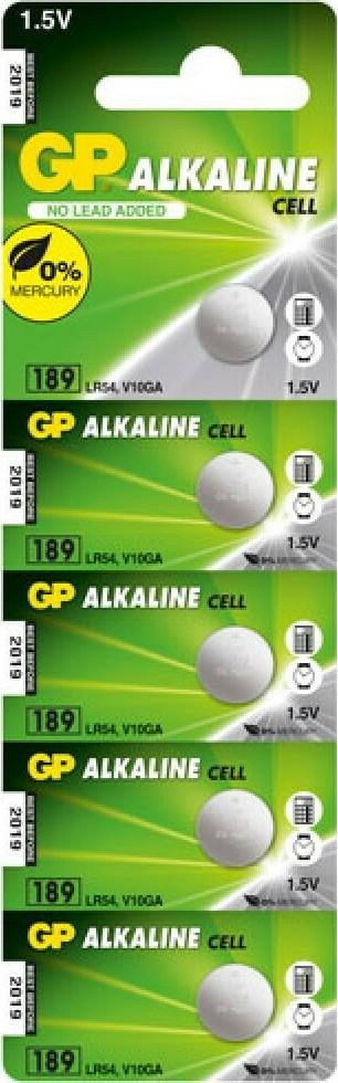 659011610-o1.jpg GP LR54 (189) Αλκαλική Μπαταρία Ρολογιών 1.5V 5τμχ - Image 1