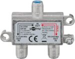 Goobay 67054 Μίκτης & Διαχωριστής Σήματος TV & SAT (Combiner)  Ασημί