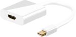 Adaptor Mini DisplayPort v1.2 Αρσενικό σε HDMI Θηλυκό 10cm Λευκό Goobay 67880