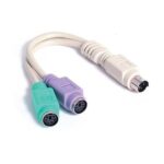 Adaptor PS/2 Αρσενικό σε 2x Θηλυκά