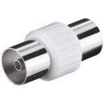 Adaptor Βύσμα Κεραίας TV Θηλυκό σε Θηλυκό Πλαστικό Λευκό 693215
