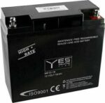 Yes Μπαταρία Μολύβδου 12V 18Ah 181x77x167mm με Πόλους Φ12mm MK12-18