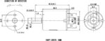 Μοτέρ DC 8.5÷15.5VDC 6900RPM Χωρίς Μετάδοση KS280-12280 - Image 2