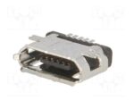 Βύσμα Micro USB 2.0 5 Pin Θηλυκό για PCB SMD ECE ESB2281101