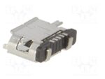 Βύσμα Micro USB 2.0 5 Pin Θηλυκό για PCB SMD ECE ESB2281101 - Image 2