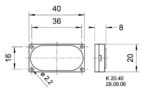 Μεγάφωνο Mini 40x16x8mm 1W RMS 8Ω IP64 Μαύρο Visaton 2941 - Image 5