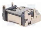 Βύσμα HDMI Θηλυκό Γωνιακό 90° για PCB Μεταλλικό Connfly DS1114-BN0 - Image 2