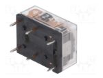 Ρελέ Ηλεκτρομαγνητικό 24VDC 8A 1 Επαφής N.O+1 N.C 6 Pin για PCB G6C-2117P-US 24VDC Omron - Image 4
