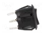 Διακόπτης Rocker ON-OFF-ON 3 Pin SP3T, 10A/250VAC, Φ20.2mm SCI R13-112D-BB-7D - Image 3