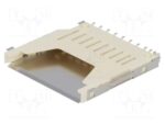 Υποδοχή για Κάρτες SD για PCB SMD Χωρίς Μηχανισμό Εκτίναξης Amphenol ICC GSD090012SEU