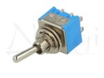 Διακόπτης Μοχλού Toggle ON-(ΟΝ) 6 Pin DPDT, 3A/250VAC, Φ6mm Ninigi TSM212A1