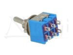 Διακόπτης Μοχλού Toggle ON-(ΟΝ) 6 Pin DPDT, 3A/250VAC, Φ6mm Ninigi TSM212A1 - Image 2