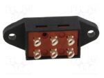 Διακόπτης Συρόμενος 230-115V 6 Pin DPDT, 10A/250VAC, 23x14x12mm Bulgin T22205B436B - Image 2