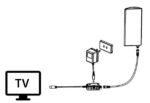 E-Space U150 LTE Εσωτερική Κεραία TV με Ενισχυτή 28dB και Φίλτρο LTE Μαύρη - Image 4