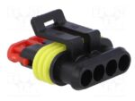 Βύσμα Οχημάτων Superseal 1.5 Θηλυκό 4 Pin IP67 Καλωδίου, Χωρίς Επαφές TE Connectivity 282088-1 - Image 2