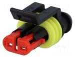 Βύσμα Οχημάτων Superseal 1.5 Θηλυκό 2 Pin IP67 Καλωδίου, Χωρίς Επαφές TE Connectivity 282080-1